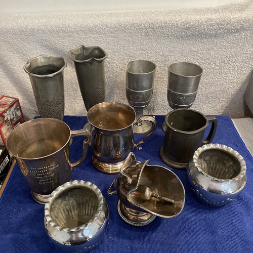 Vintage pewter silver plated - vintage,
