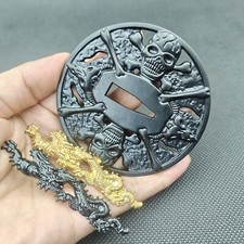 Black Tsuba Guard Fitting for