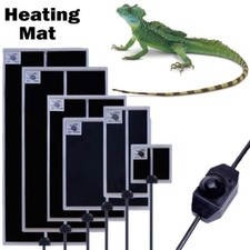 Reptile Heat Mat Heating Warm Heater Pad With Thermostat Controller 5/7/14/20W◈