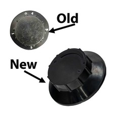 Waterford Stanley Air Control Stat Knob, Black