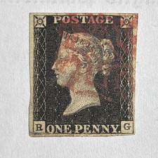 GB QV SG2, 1d black PLATE 8