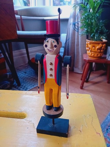 Antique vintage wooden folk - antique,