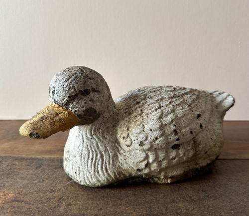 Vintage stone duck garden - vintage,