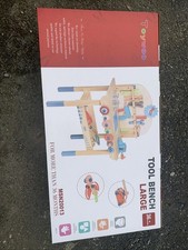 Wooden Kids Tool Bench Toy Set
