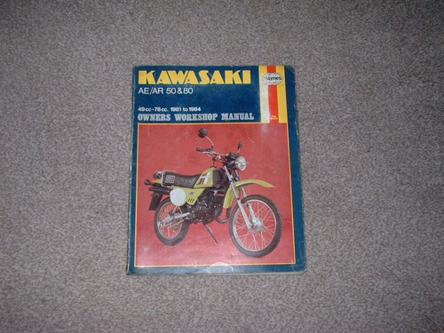 Haynes manual for kawasaki - manual,