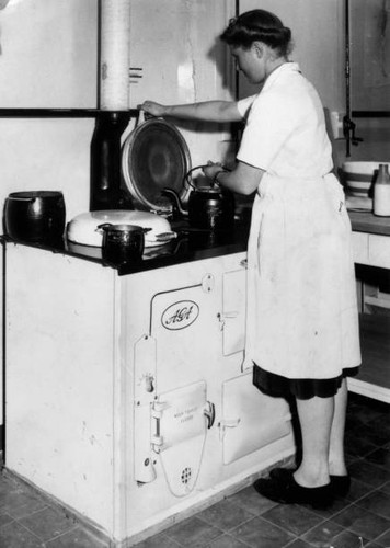 Boiling kettle the - boiling, of