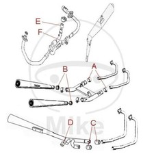 EXHAUST GASKET ATHENA FOR