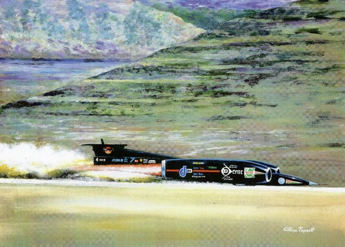 Thrust ssc art - ssc,