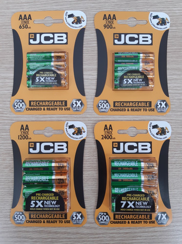 Jcb aaa rechargeable - aa,