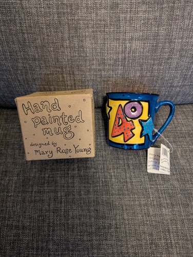 Hand painted 40th mug mary - 40th,