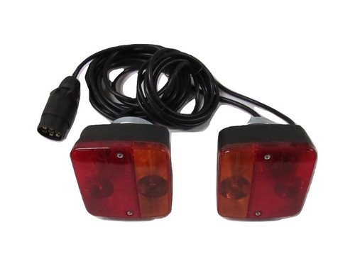 Magnetic rear trailer lights - magnetic,
