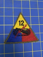 ORIGINAL WWII US ARMY 12TH