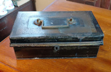 Vintage Metal Cash Box 23 X 14