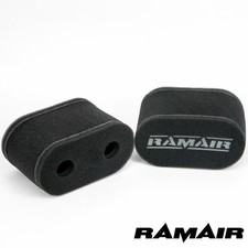 2x Carb Sock Air Filter Twin