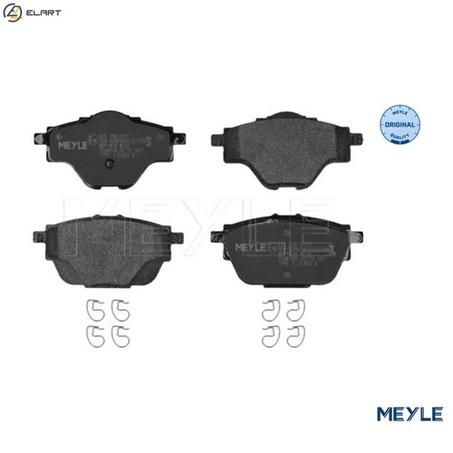 Brake pad set disc - disc, 025