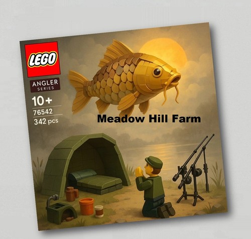 Fridge magnet lego fishing - fridge,