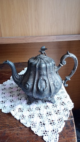 19th century silver plated tea - 19th,
