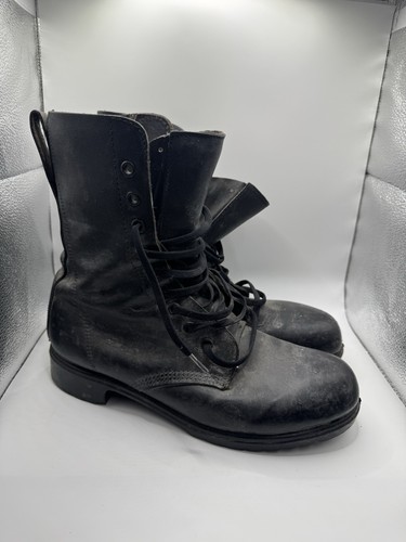 British army black leather - army,