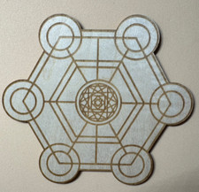 Metatron Cube - Wooden Crystal