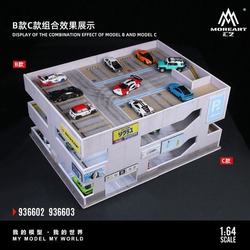 Diorama car garage model - car,