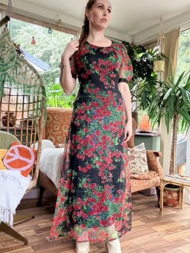 Vintage 1970s maxi dress - maxi,