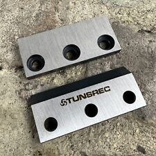 2 x Genuine TUNSREC Wood Chipper Blades Timberwolf 125 / 150 - 101X44.5X10 MM