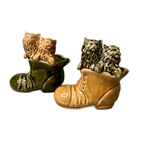Sylvac pair cat boots - sylvac, of