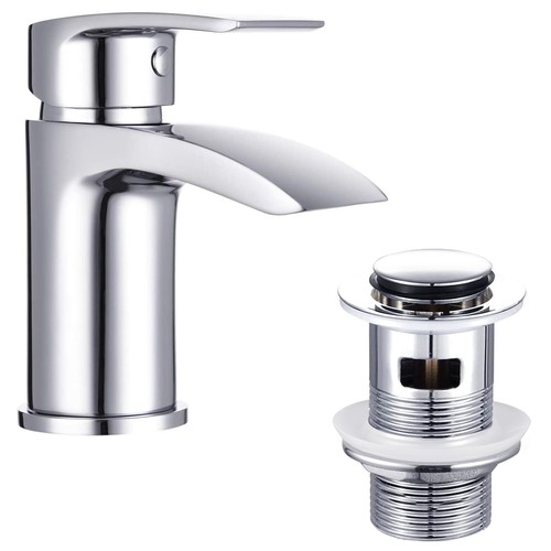 Waterfall basin mixer tap with - basin,