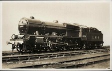 Royal Scot Class Express Locomotive LMSR Train Engine c1900s-20s Vintage RPPC