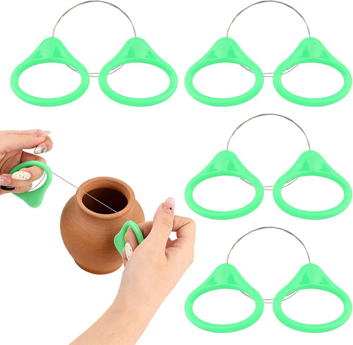 4pcs pottery clay wire cutters - pottery,