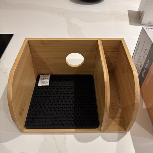 Hexnub bamboo coffee caddy - hexnub,