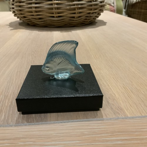 Lalique france fish sculpture - lalique,