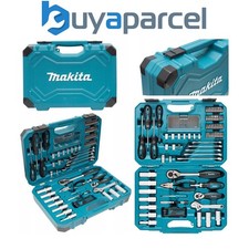 Makita 87 PC Mechanics Spanner Socket Screwdriver Set General Maintenance Kit +