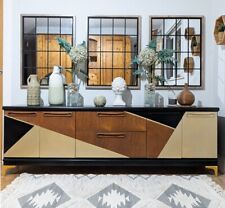 Large Mid Century Modern Sideboard **Professionally Spray Painted**