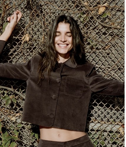 Zara velvet crop - zara, s