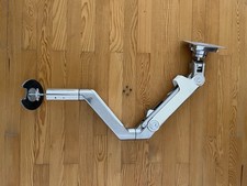 Humanscale M8 Monitor Table Mount Screw Through 18kg Vesa White Bolt Through