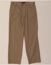 DOCKERS Mens Straight Chino Trousers W30 L30 Beige Cotton CX07