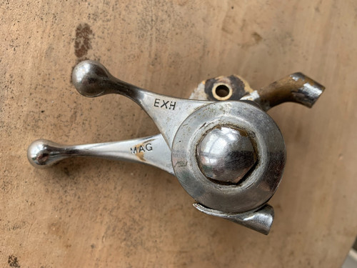 Chromed brass amal - brass, mag