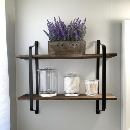 Industrial wood shelf - industrial, wooden