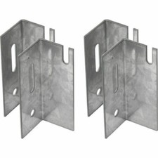Radiator Brackets (4 Pack) Universal Type - Enough To Wall Mount One Radiator