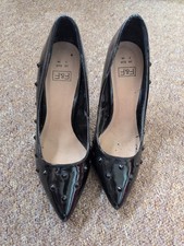 F&F Black Patent Stiletto