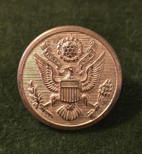Antique army eagle button - antique,