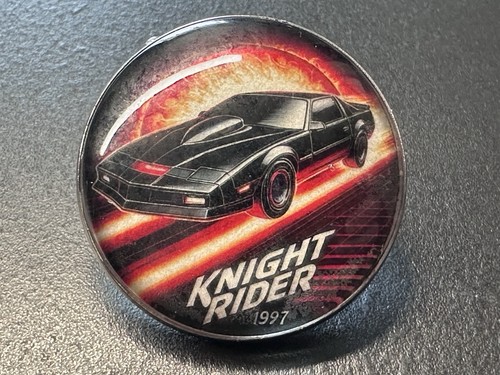 Knight rider button pin badge - rider,