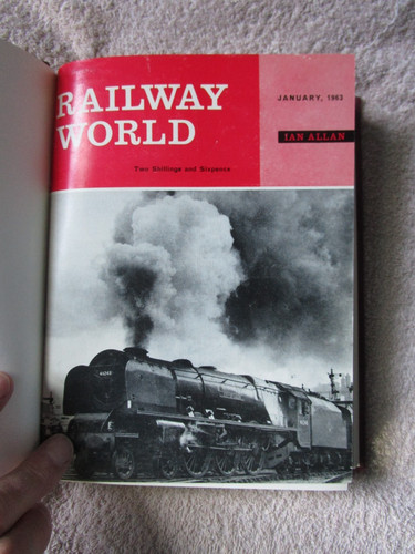 Railway world bound volume - bound, 24