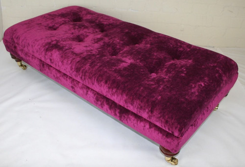 Custom made footstool - custom, bed