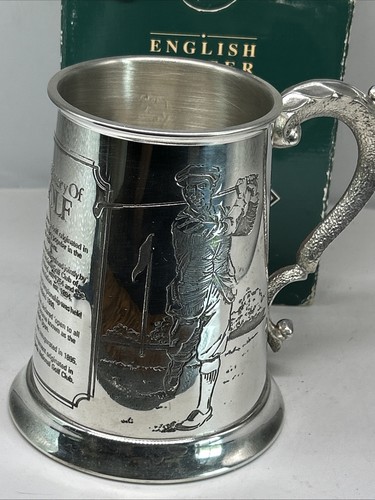 Vintage pewter tankard - pewter,