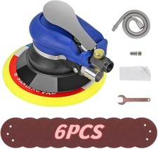 6"Air Random Orbital Polisher Sander 150mm Dual Action Auto Body Orbit DA Sander