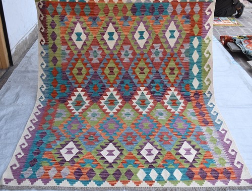 Handwoven afghan khotrang wool - khotrang,