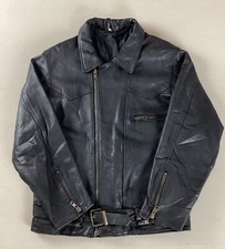Vintage Leather Biker Jacket