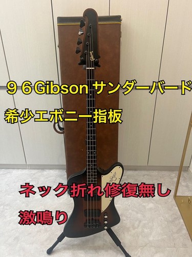 Gibson thunderbird 96y ebony - gibson,